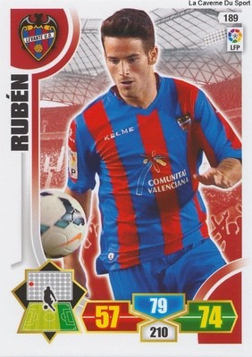 189 RUBEN GARCIA # ESPANA LEVANTE UD CARD PANINI ADRENALYN LIGA 2014