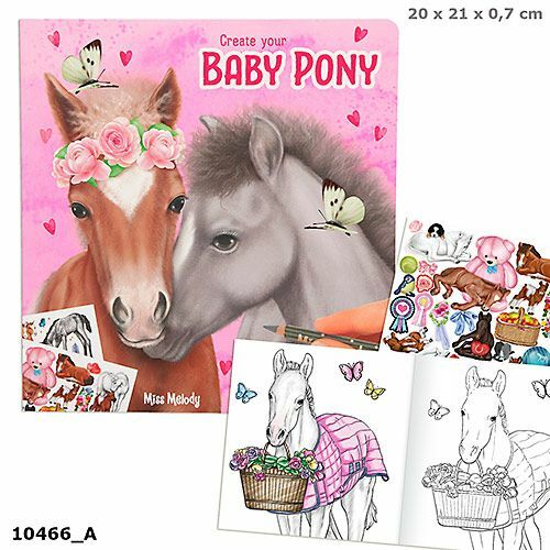 Depesche Miss Melody Create Your Baby Pony Coloring Book
