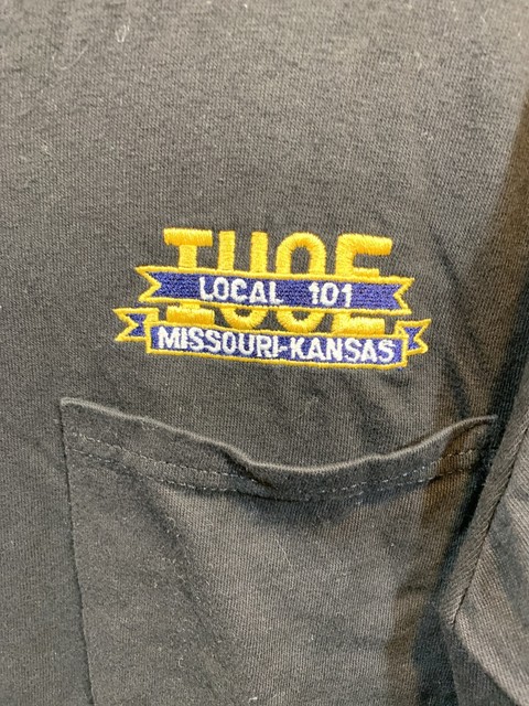 IUOE Local 101 Missouri Kansas Pocket T Shirt Size M EBay