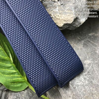 Gummi Silikon Uhrenarmband für Longines Master Conquest Hydro Conquest L3 Serie