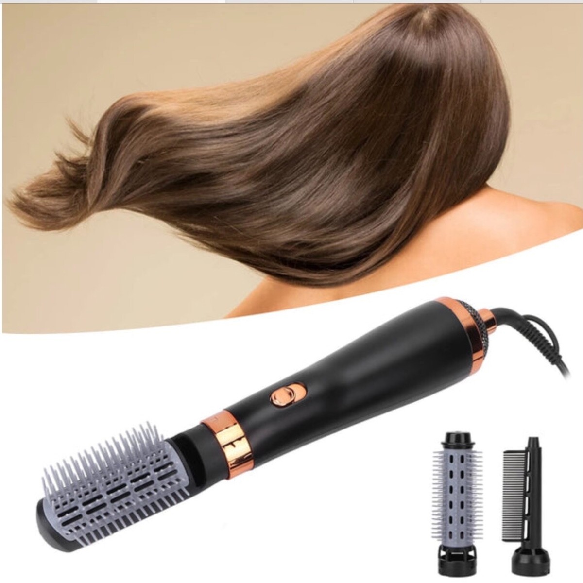 Air Wrap Elle Hot Air Styler B&m Mini Blowout Brush Pro 3-in-1