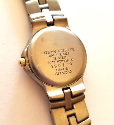 Citizen Women Quartz Watch 1012-H20118 Silver Dial 2 Tone Band
