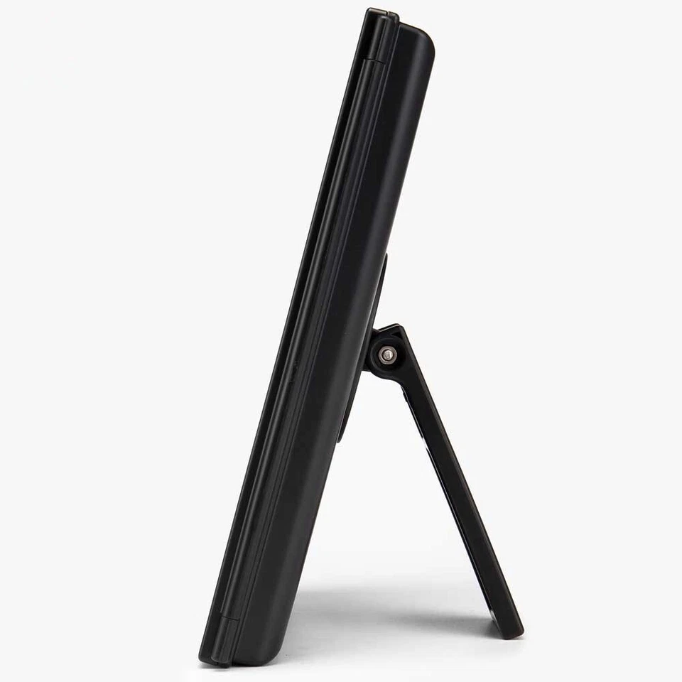 Trifold Make Up Mirror Light Bars 3x/2x/1x Kick Stand Touch Screen USB Charge - Image 4 of 4