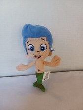Bubble Guppies Gil Blue Mermaid Boy Plush 8" inch Stuffed Toy Nickelodeon 2013