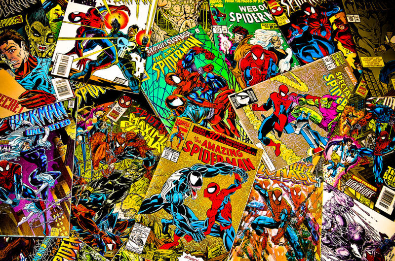 1 BOX LOT OF 80 COMICS MARVEL AND DC ONLY NO DUPLICATION FREE PRIORITY SHIPPING