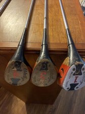 Vintage Walter Hagen Haig Ultra 1,3  4 Woods Set 66430