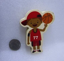 Ankyo Wooden Boy w/ Basketball 3" Figure