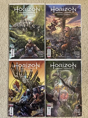 Horizon Zero Dawn Liberation #1-4 C Complete Set 2021 Titan Video Game Comic Lot