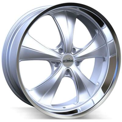 24 inch 24x10 Strada OLD SKOOL Brushed Silver wheels rims 6x135 +24 | eBay