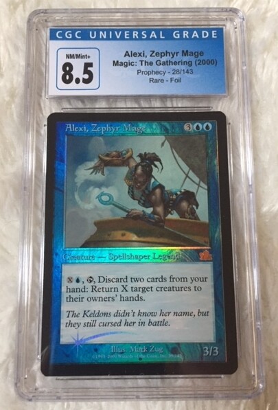 Alexi, Zephyr Mage Prophecy MtG CGC 8.5 2000 FOIL 28/143 | eBay