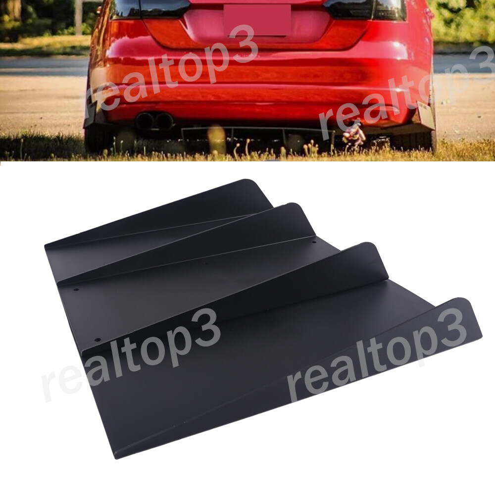 Dodge Challenger SRT Rear Bumper Diffuser 22x20 Inches 4 Fins Splitter