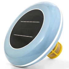 Floating Solar Pool Purifier Ionizer copper System Reduce Chlorine algaecide 