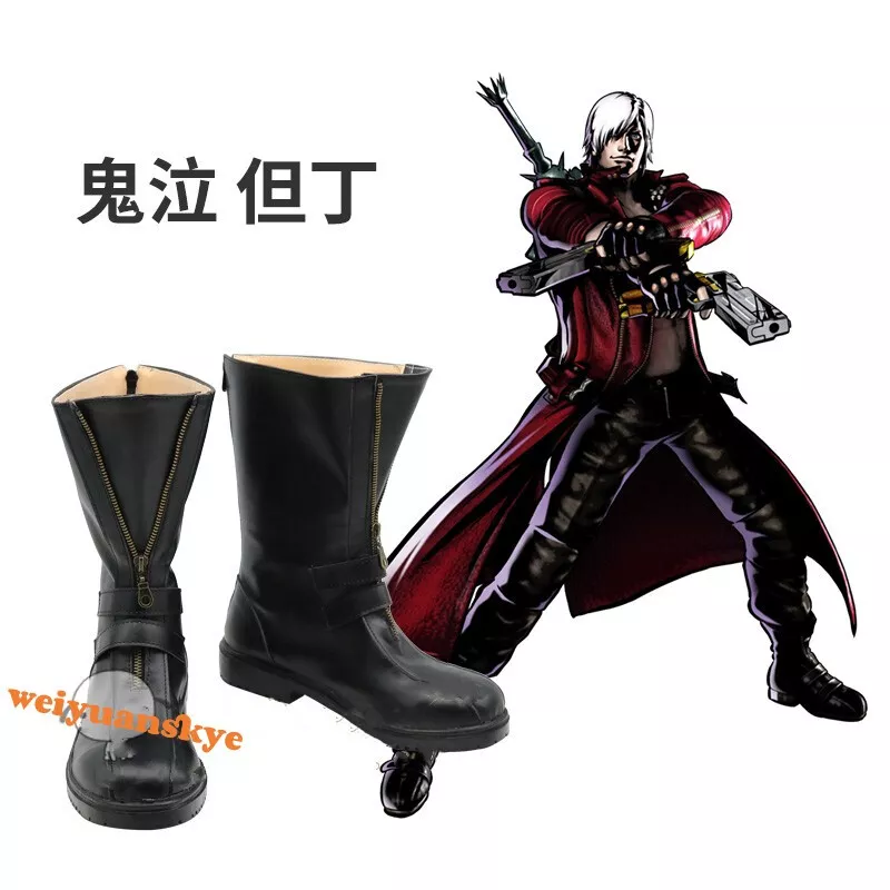 DmC Devil May Cry 5 Dante Black Cosplay Shoes