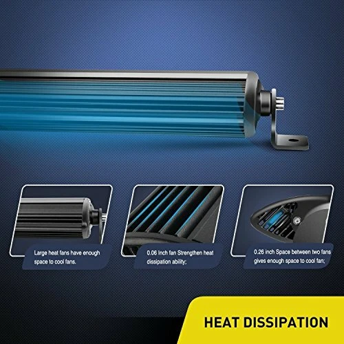 Barra de luz LED de una fila de 7" 11" 21" 31" 41" pulgadas punto de inundación niebla conducción fuera de carretera Foto 4 de 4