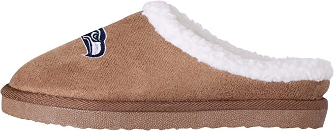 NUEVO Mujer XS/S NFL Seattle Seahawks Imitación Gamuza Niñas Zapatillas Forro Polar Foto 2 de 4