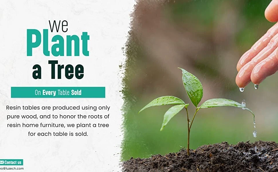 Live Edge Clear Epoxy Round Table, Unique Dining Table, Dining Room Tabletop Set - Image 4 of 4