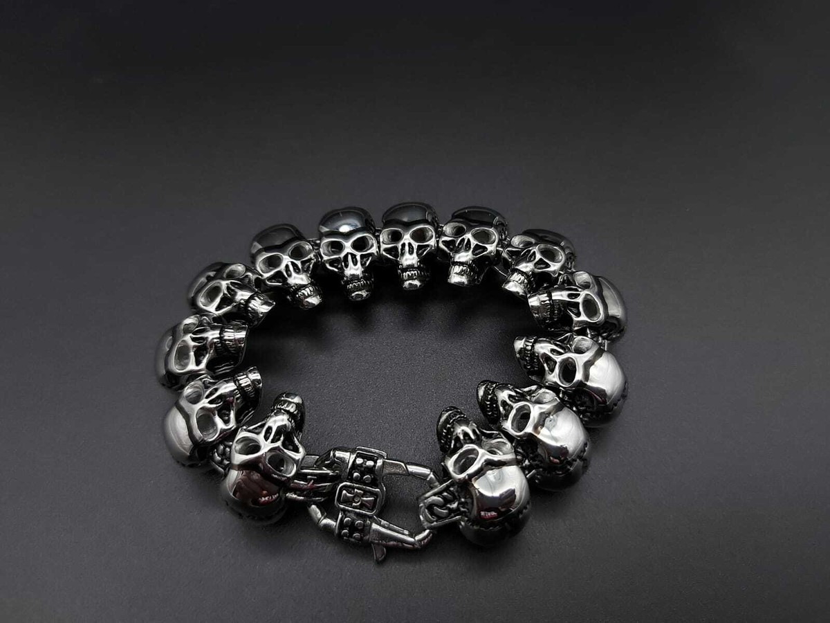 Edelstahlarmband Panzerarmband Herren "SENSENMANN