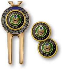 NEW U.S. Army Golf Divot Tool and Ball Marker Set.