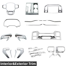 Chrome Car Accessories Interior Exterior Trim Cover Full Kit for Ford F150 2021+