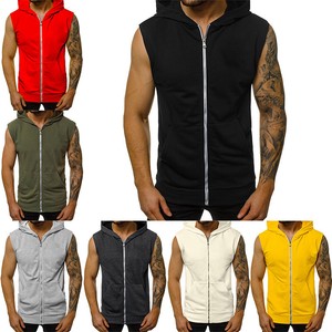 sleeveless zipper sweater