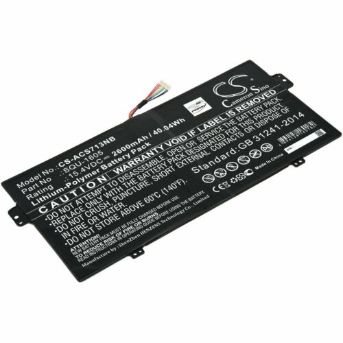 Batterie pour ordinateur portable Acer Spin 7 SP714-51-M024 15,4V 2600mAh/40,0Wh Li-Polymère noir - Photo 1/1