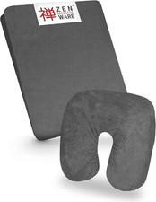 ZEN Spannbezug für Massageliegen & Kopfstützen Spannbettlaken Liegenbezug Grau