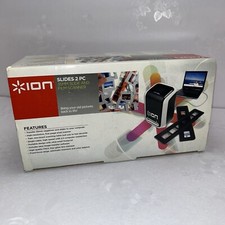 ION Slides 2 PC 35mm Slide & Film Scanner With USB Plug-In & Box MINT*