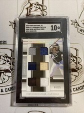 2020 panini national TR. FERNANDO TATIS JR. Game Gear Material Sixes 8/25 POP 1