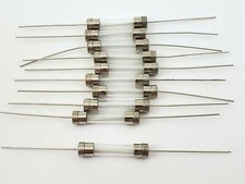 Lot of 10 Bussmann MDLV2 Pigtail Glass Fuses 250V 2 Amp 1/4" x 1-1/4" Slow Blow