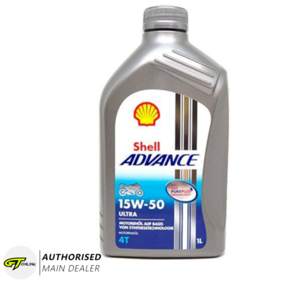 Shell Advance Ultra 15W-50 4T Motorcycle Engine Oil Fully 