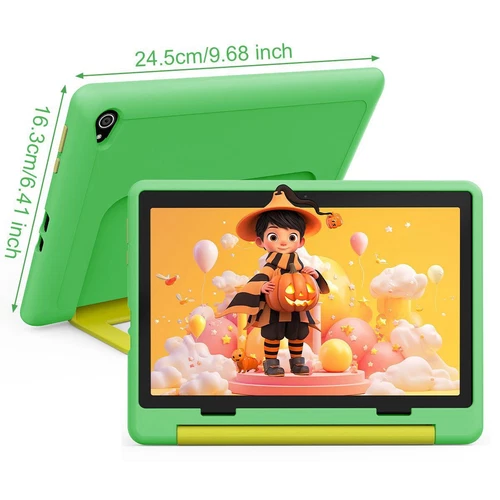 Kinder Tablet 10 Zoll Android 14 Tablets für Kinder 3-12 14+64GB mit Stoßfest - Bild 7 von 7