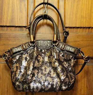 coach madison leather mini sophia satchel