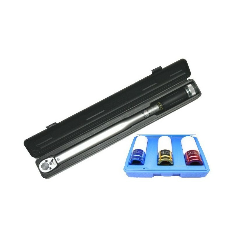 Clé dynamométrique 20-200 Nm 1/2 pouce pour éviter la casse des vis en alu