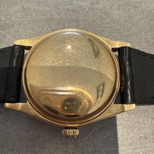 Rolex Oyster Date Chronometer Solid Gold Antique Vintage Hand Winding Wristwatch - Picture 4 of 11