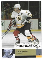 2002-03 Upper Deck Foundations NHL Hockey Ray Bourque #6 NRMT