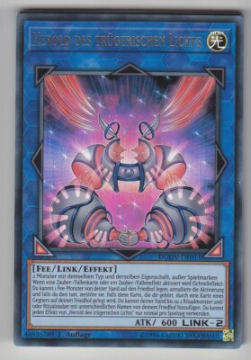 Yu-GI-OH Herold des Trügerischen Lichts Ultra Rare DUOV-DE011 NEU!