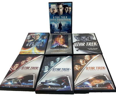 STAR TREK - 7 DVD Assorted Video Wide Screen Lot Gene Roddenberry Space PG/PG-13