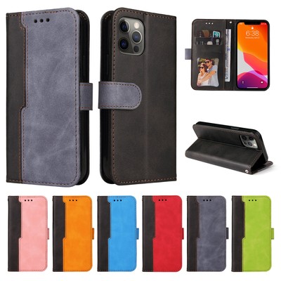 Wallet Colorful Phone Case Cover For iPhone 11 12 13Pro Max X XR Xs 7 8Plus SE
