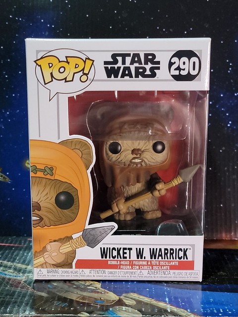 Star Wars ROTJ Wicket W. Warrick #290 Funko Pop! Nice New Box 2023 Star Wars ROTJ Wicket W. Warrick #290 Funko Pop! Nice New Box 2023
