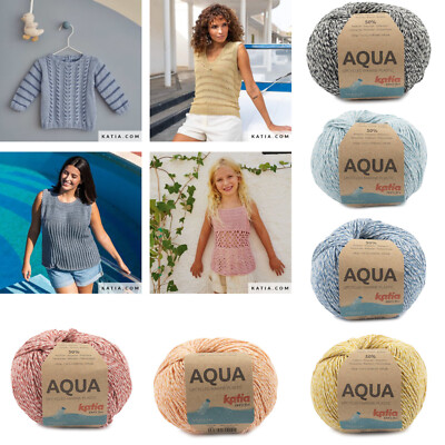 Katia AQUA 50g 100m - hergestellt in Zusammenarbeit mit der Initiative SEAQUAL