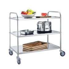 Commercial Kitchen Catering Stainless Steel Trolley Catering Table Cart Serving