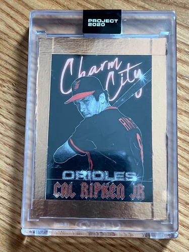 Topps PROJECT 2020 Cal Ripken Jr. 109 w/Box  in gold 1/1  signed in gold