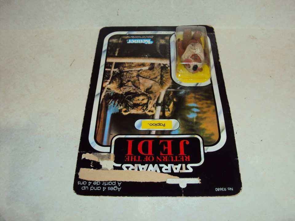 STAR WARS ROTJ PAPLOO EWOK 77 ESPALDA CANADIENSE VINTAGE SIN USAR, EN CAJA 1983 Foto 2 de 4