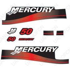 Marine Outboard Decals Set for Mercury 2-Stro...