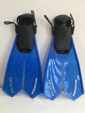 U.S. Divers SPLITFLEX Diving Swimming Fins Flippers Blue Size L 10-13 Adjustable