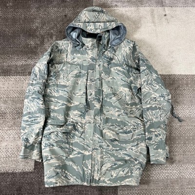 US Air Force APEC Tiger Stripe Camo Parka M Regular Tennier Industries Jacket