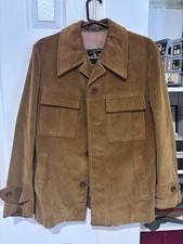 70s Vintage Corduroy Jacket Size 42r Light Brown Unused Rare