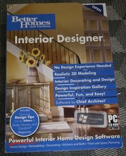Better Homes and Gardens Interior Designer Software PC CD-ROM