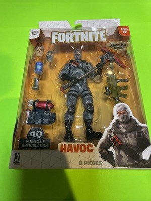 Fortnite Jazwares Epic Games Legendary Series Havoc 6'' Action Figure. Damage Box