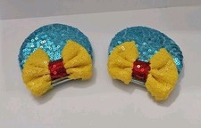 Mickey Mouse Ear Hair Clips, Snow White Princess Ear Clips, Disney Ears